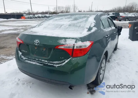 2014 Toyota Corolla Le z USA, uszkodzony, nr VIN 2T1BURHE5EC039536